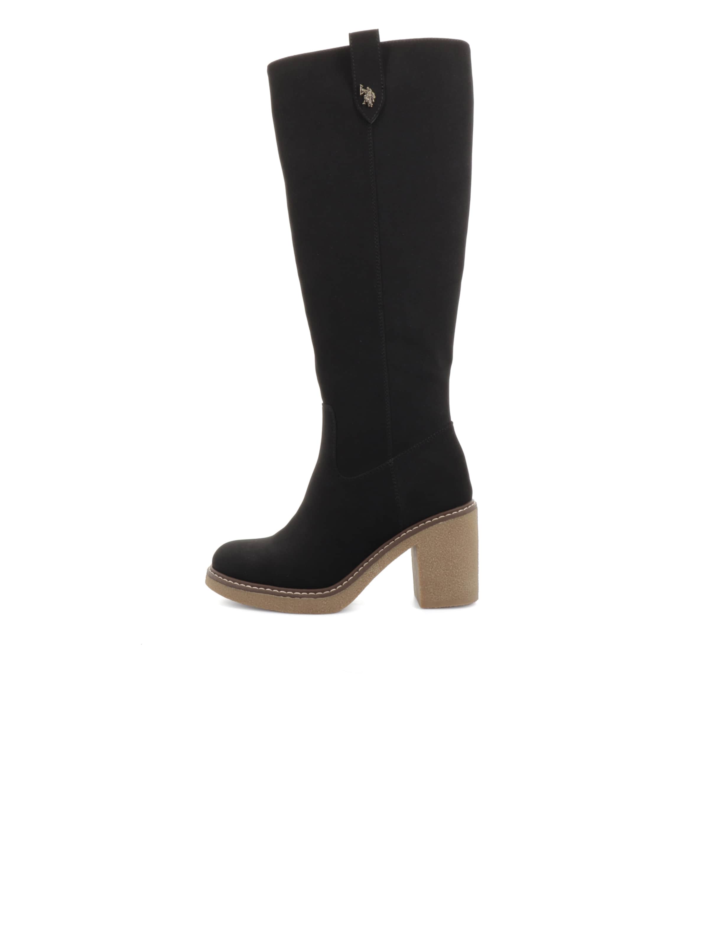 US POLO ASSN. Boots 'Mabel' in Black: front