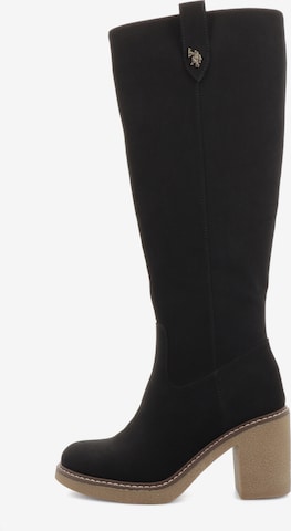 US POLO ASSN. Stiefel 'Mabel' in Schwarz: Vorderseite