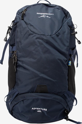 SWEDEMOUNT Sports backpack 'Adventure 40L' in Blue: front