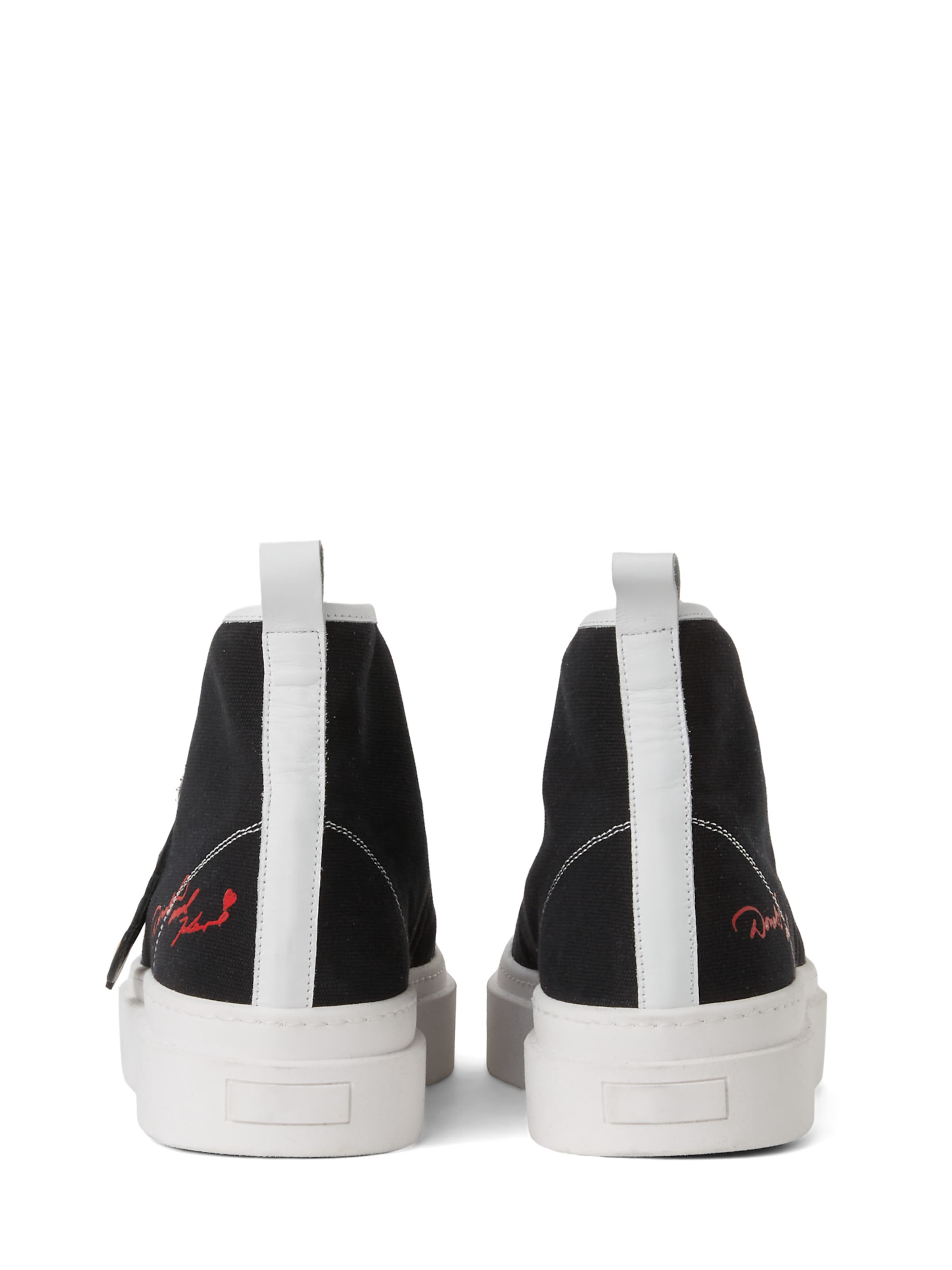 Baskets hautes 'Disney x KL' Karl Lagerfeld en noir