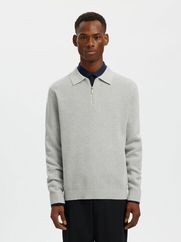 Pullover di SELECTED in grigio: frontale