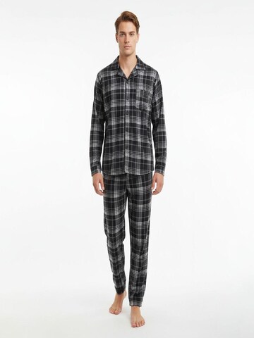 GIANVAGLIA Pyjama lang‌‌‌ in Schwarz: Vorderseite