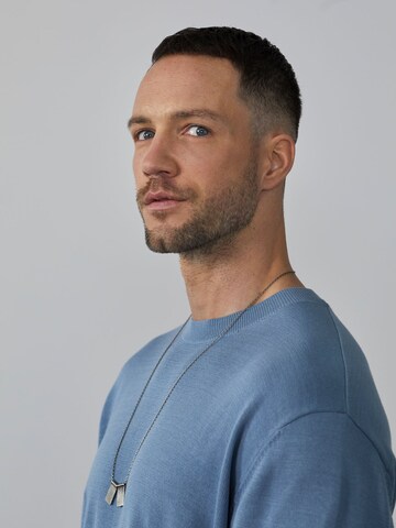 Pull-over 'Gregor' DAN FOX APPAREL en bleu