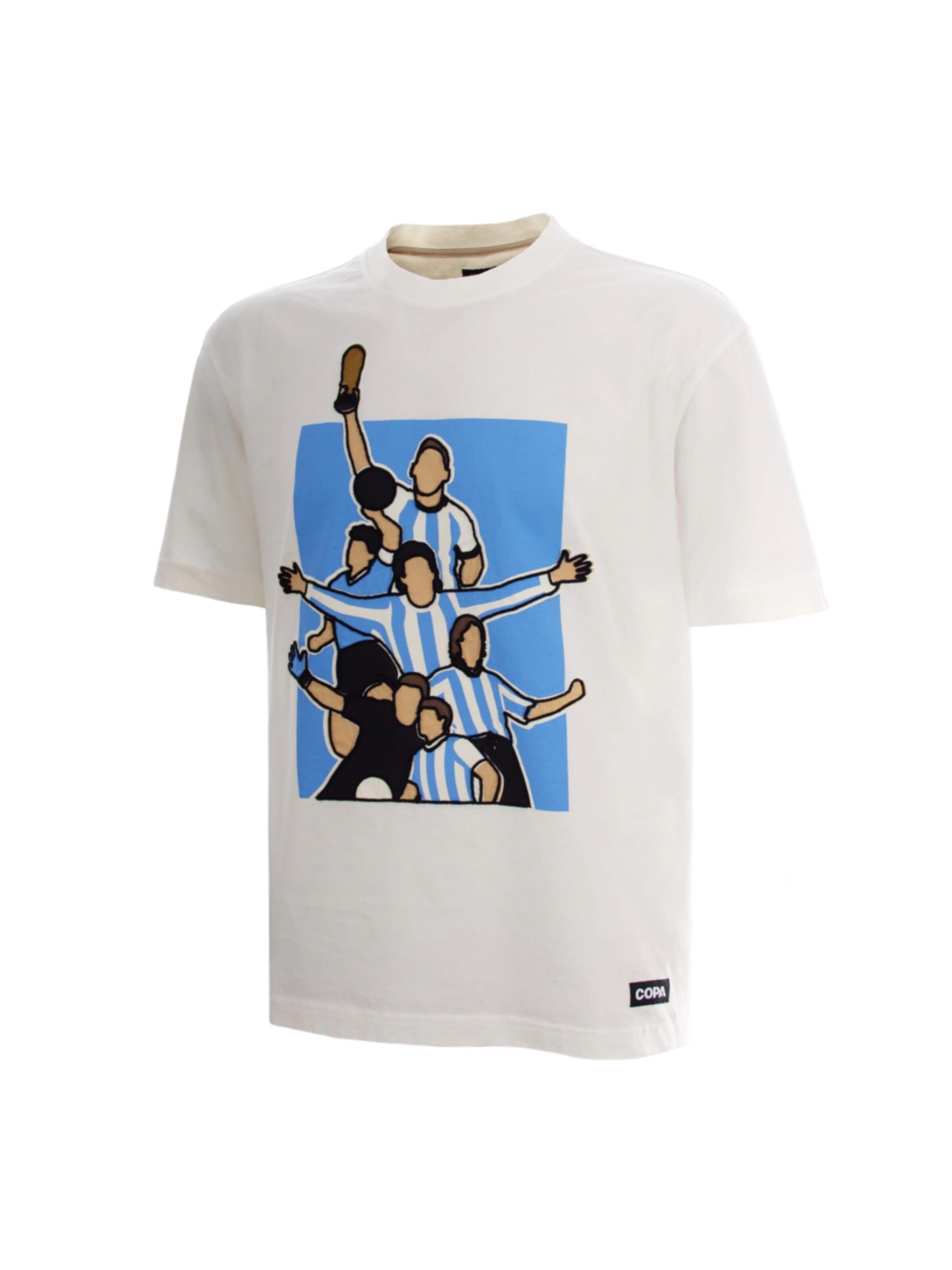 COPA FOOTBALL Shirt 'Argentina Legends T-shirt' in XS in White, Item view
