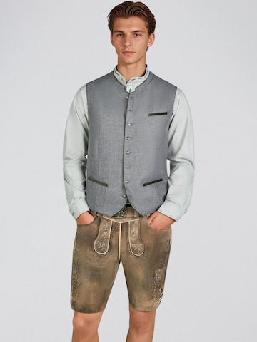 SPIETH & WENSKY Traditional vest 'Hakim' in Green: front