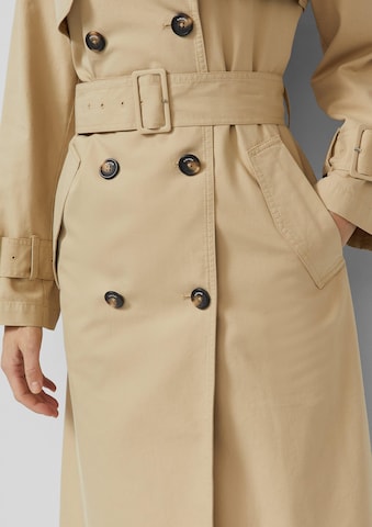 s.Oliver Between-Seasons Coat in Beige