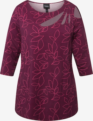 T-shirt Ulla Popken en rose : devant