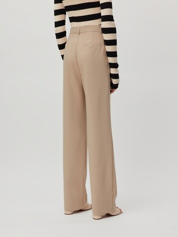 LeGer by Lena Gercke Regular Pleat-Front Pants 'Elena Tall' in Beige