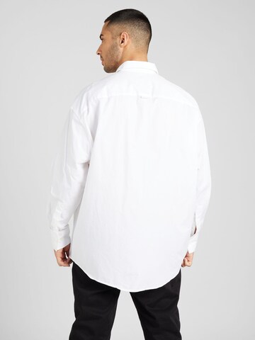 Studio Seidensticker Comfort fit Button Up Shirt 'Studio' in White