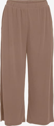VILA Loose fit Pants in Brown: front