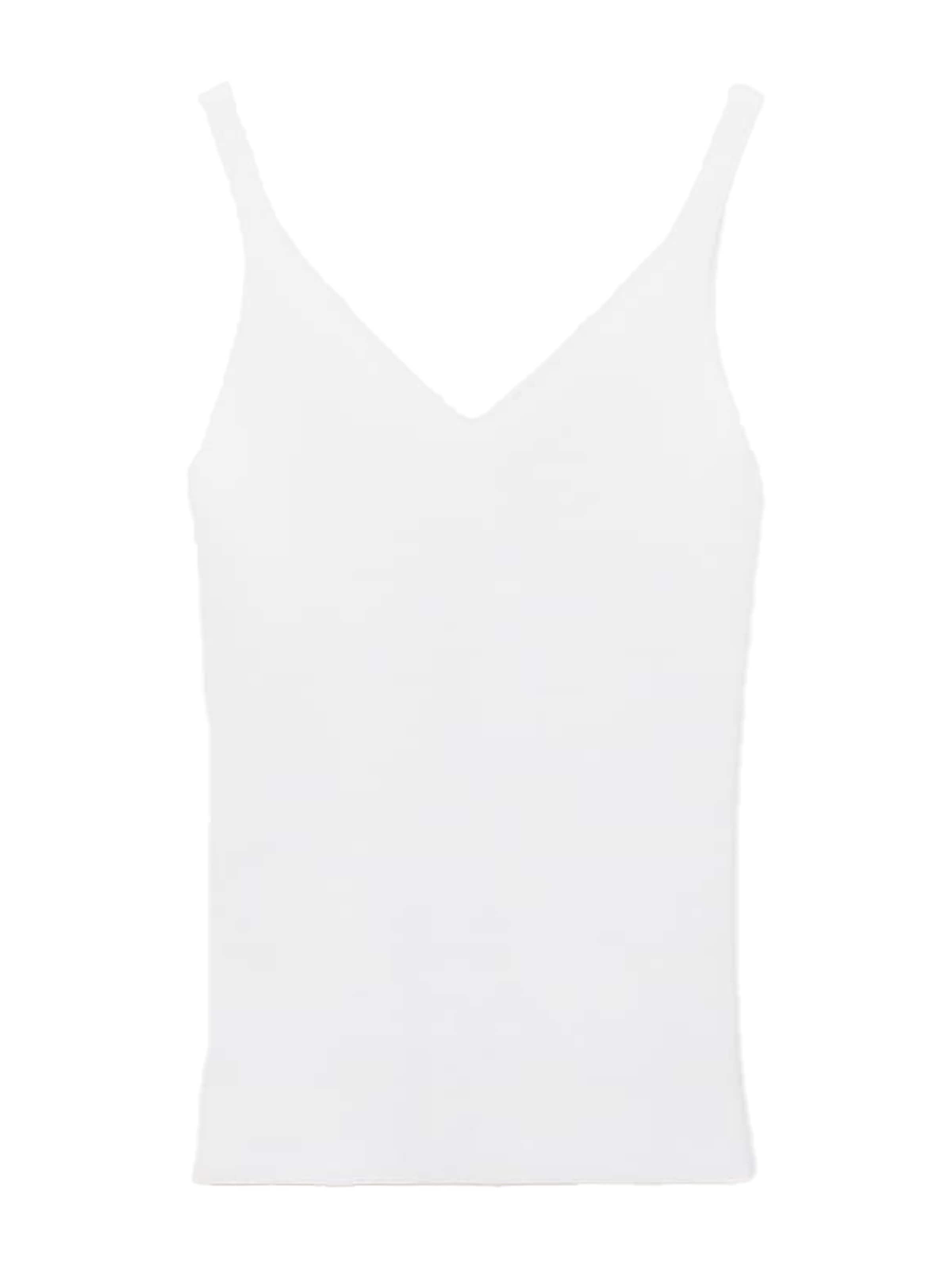 Tops en tricot 'GYM' MANGO en beige : devant