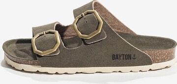 Bayton - Zapatos abiertos 'Atlas' en verde: frente