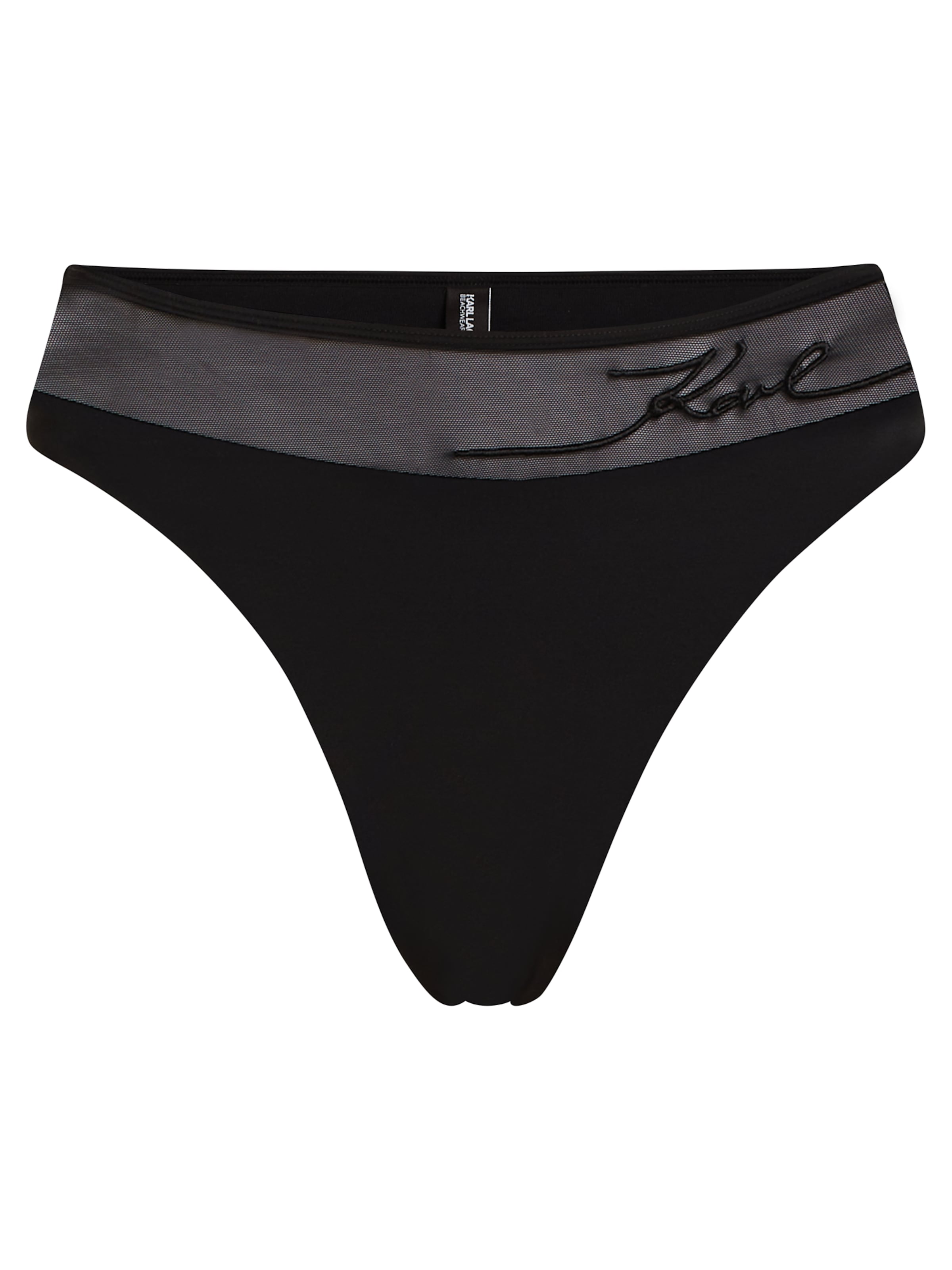 Karl Lagerfeld Bikini bottom in Black: front