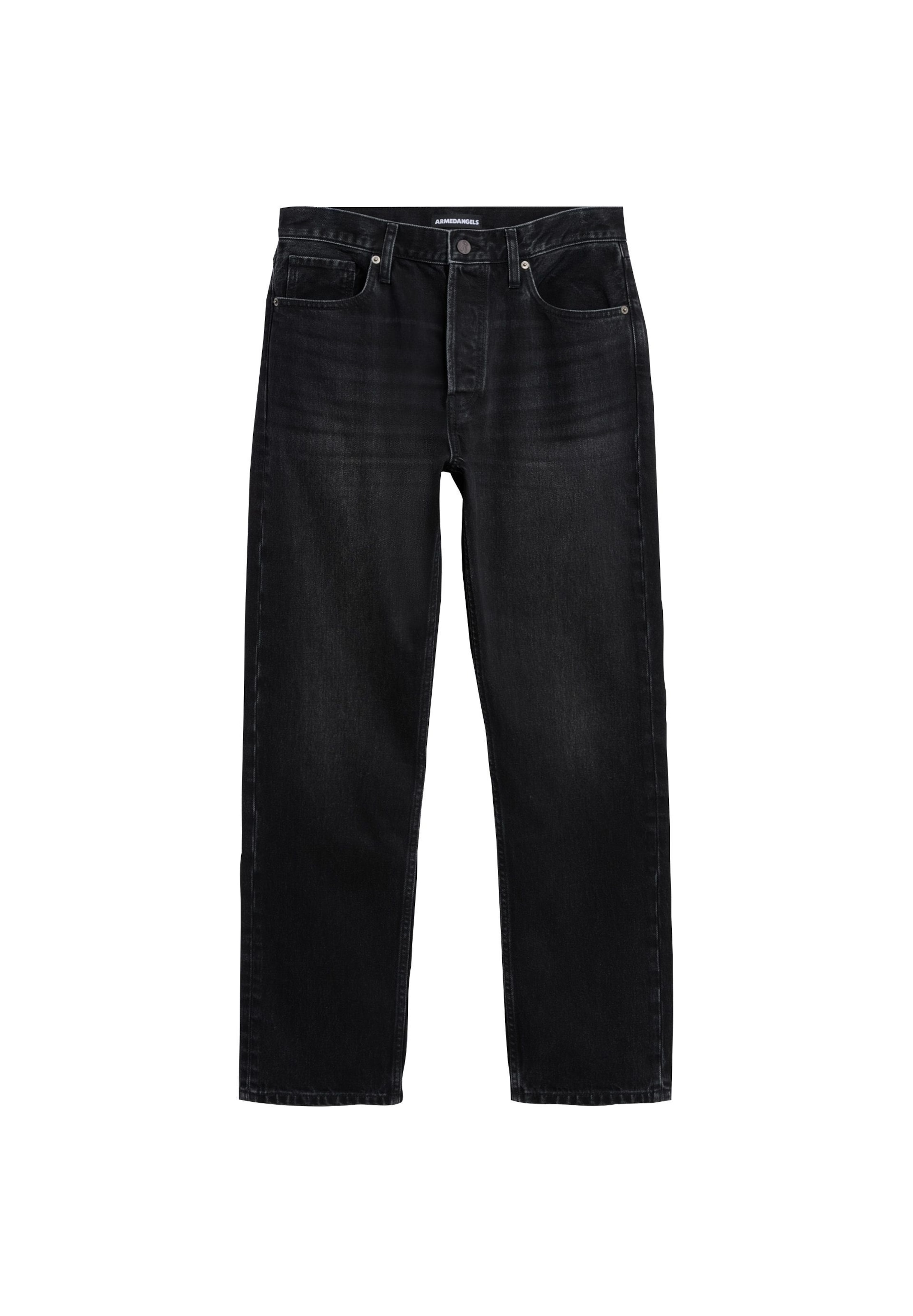 ARMEDANGELS Regular Jeans in Zwart: voorkant