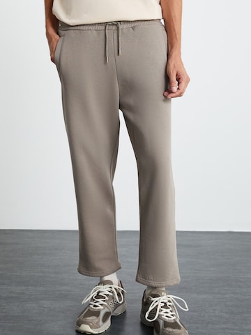 Grimelange Regular Trousers in Brown: front