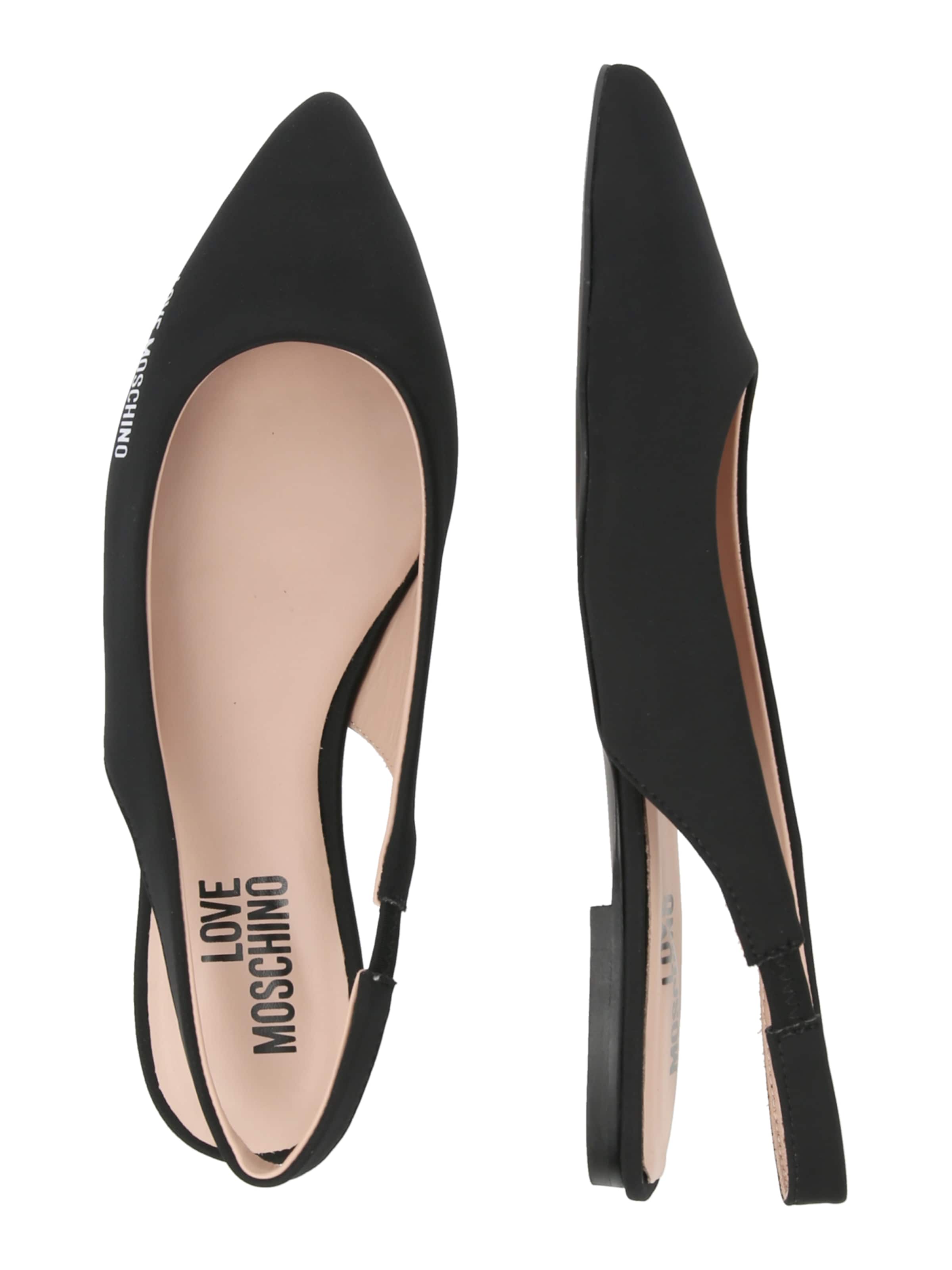 Love Moschino Balerina 'SCARPAD.SFILATA10' - fekete