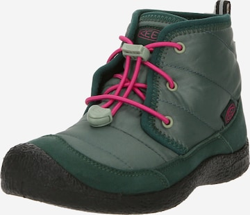 KEEN Boots 'HOWSER II' in Green: front