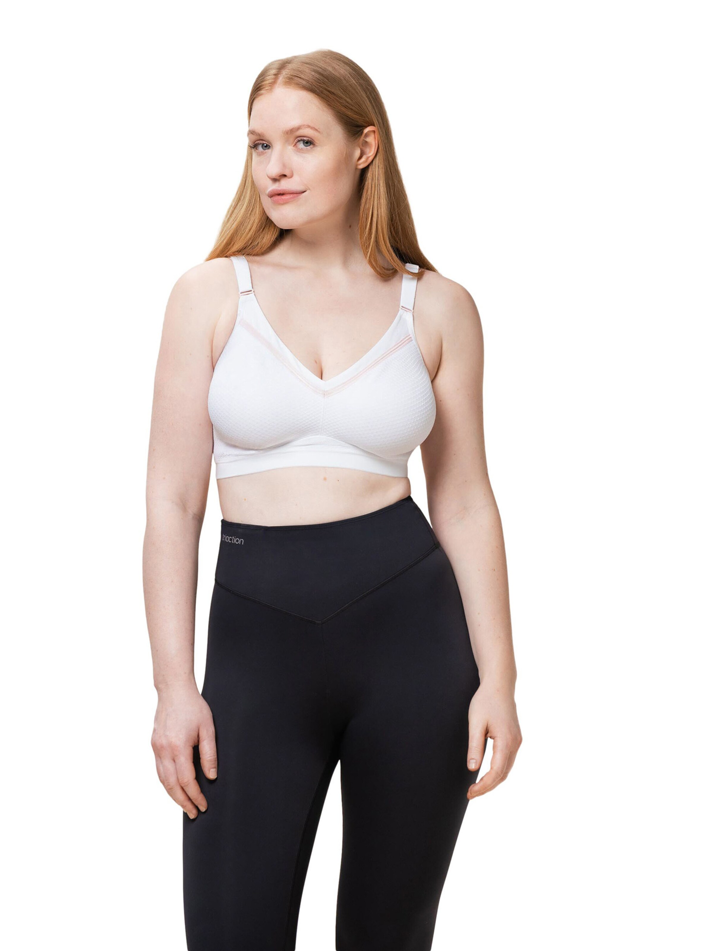 TRIUMPH - Extra Suporte Soutien de desporto ' Triaction Free Motion ' em branco