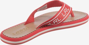 Lauren Ralph Lauren - Sandalias de dedo 'Roxxy' en naranja