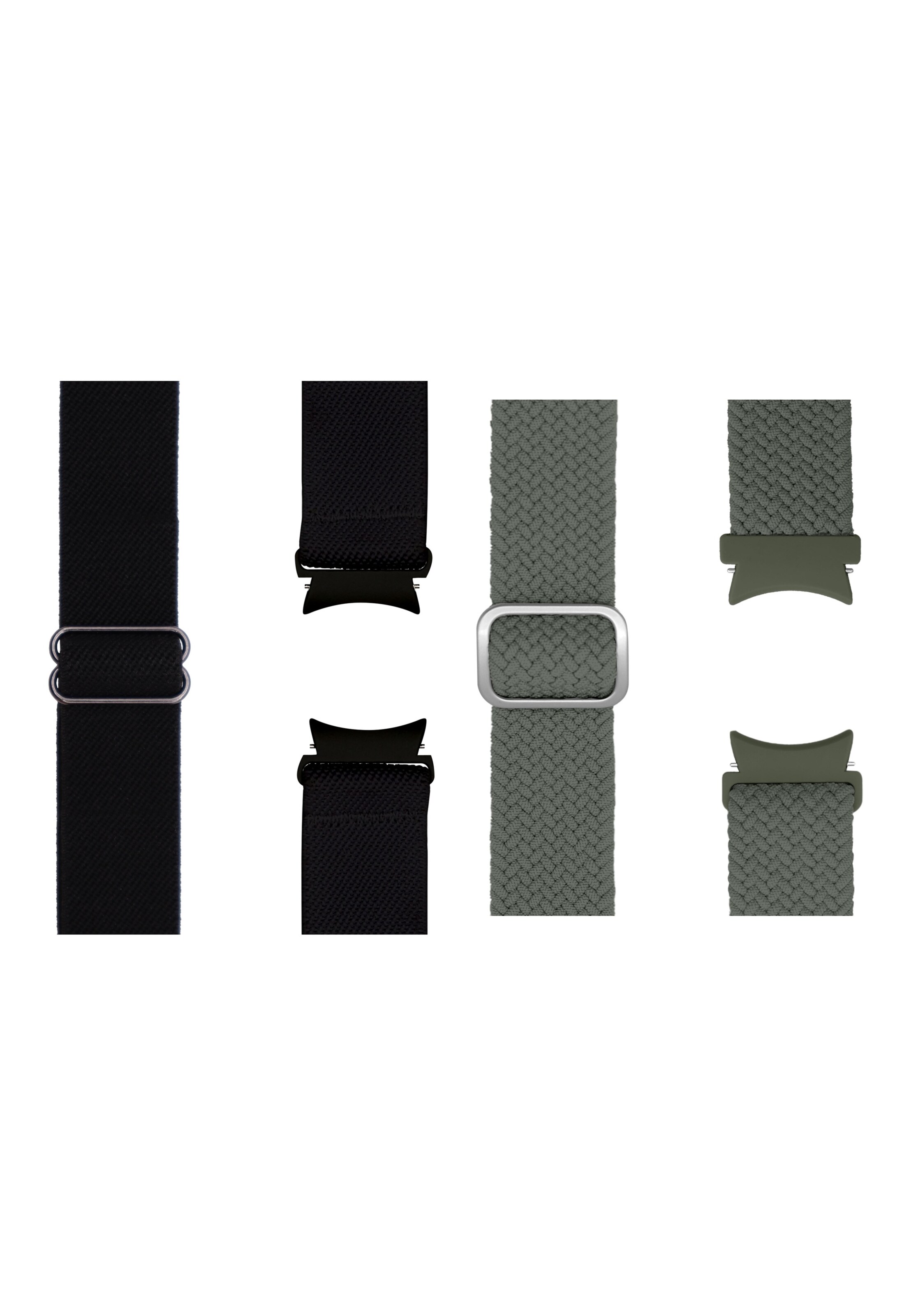 WRISTR Smartwatch-Armband 'Flex Loop' in Grün: Vorderseite