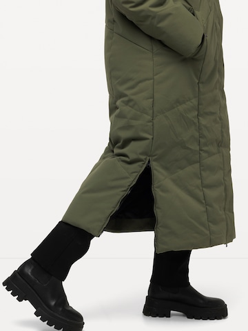 Ulla Popken Zimní kabát – zelená