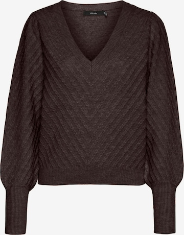 Pullover 'STINNA' di VERO MODA in marrone: frontale