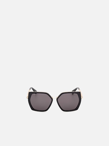 Max Mara Zonnebril 'Maxmara MM0136 Shiny dark green 56/14/140 Women Sunglasses' in Zwart: voorkant