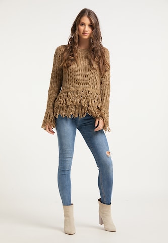 IZIA Sweater in Brown