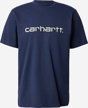 T-Shirt 'Script' Carhartt WIP en bleu : devant
