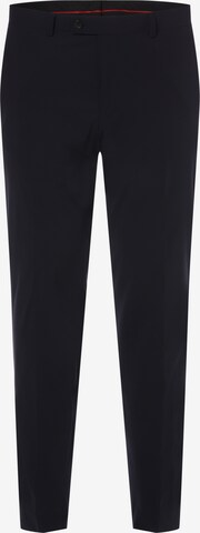 Finshley & Harding London Pleated Pants ' Hudson ' in Blue: front