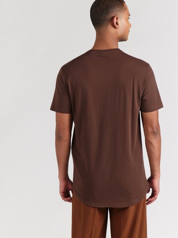 Only & Sons Shirt 'ONSJEFF' in Brown: back