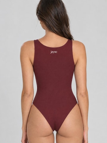 Classique Maillot de bain modelant 'Judith' Jayne en rouge