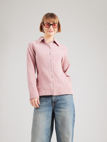 TOPSHOPBluza 'Aubrey' - roza boja: prednji dio