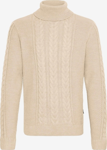 BLEND - Pullover ' BHBASIM ' em bege: frente