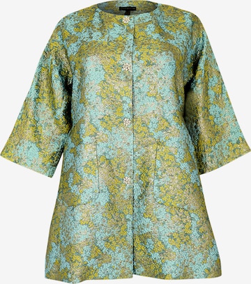 YOEK Tussenmantel in Groen: voorkant