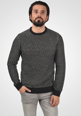 BLEND Strickpullover 'Calisto' in Schwarz: predná strana