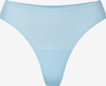 cfab String 'Tanga mit Spitze' in Blau: Vorderseite