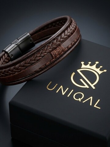 Bracelet 'LEDERARMBAND SHADOW' UNIQAL en marron