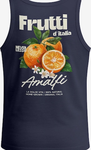 Neverless Shirt 'Frutti di italia' in Blau: Vorderseite