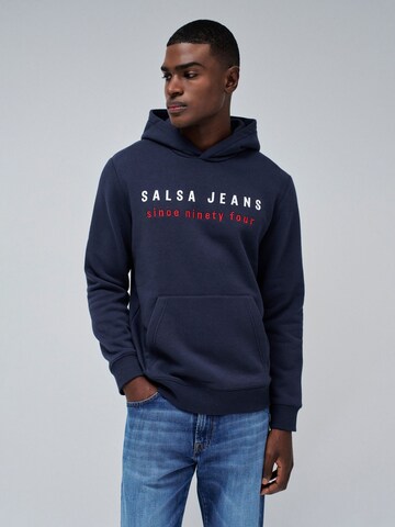 Salsa Jeans Sweatshirt in Blau: Vorderseite