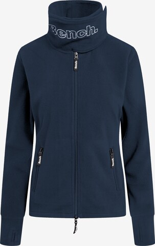 BENCH Fleece Jacket in Blue: front