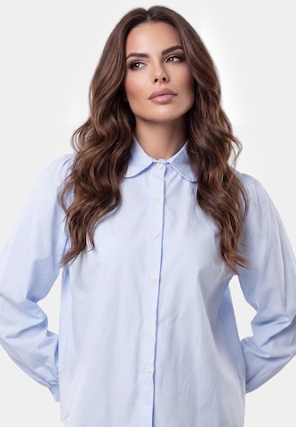 Chemisier faina en bleu