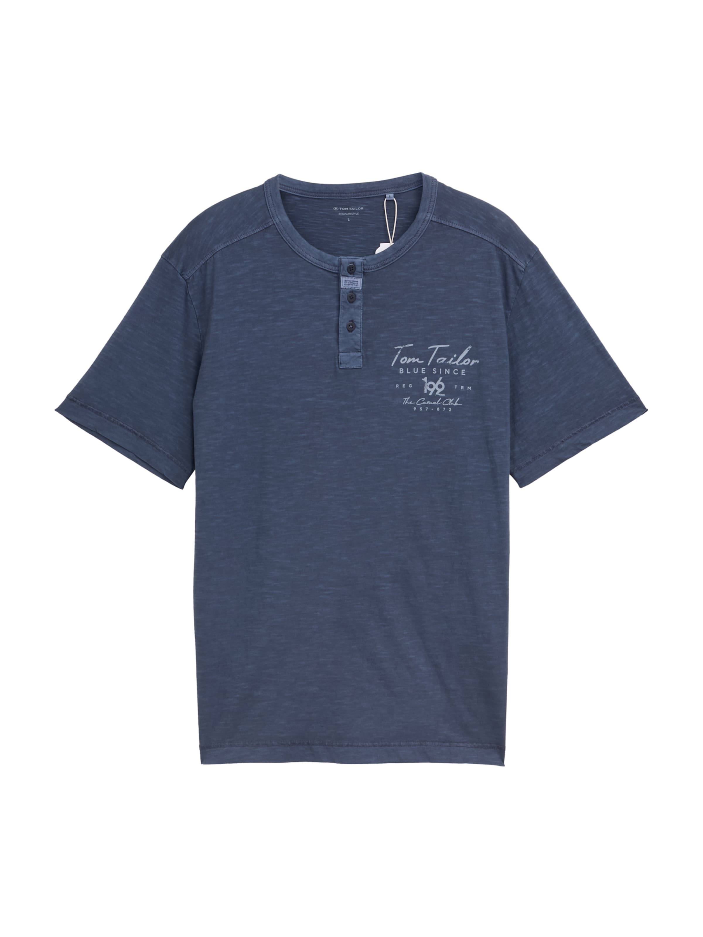 T-Shirt TOM TAILOR en bleu : devant