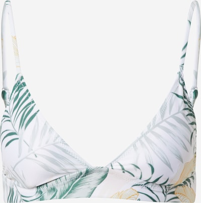 Sutien costum de baie 'COASTAL PALMS' RIP CURL pe bej / verde / alb, Vizualizare produs
