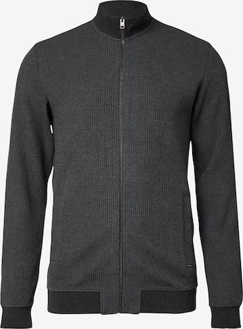 s.Oliver Zip-Up Hoodie in Grey: front