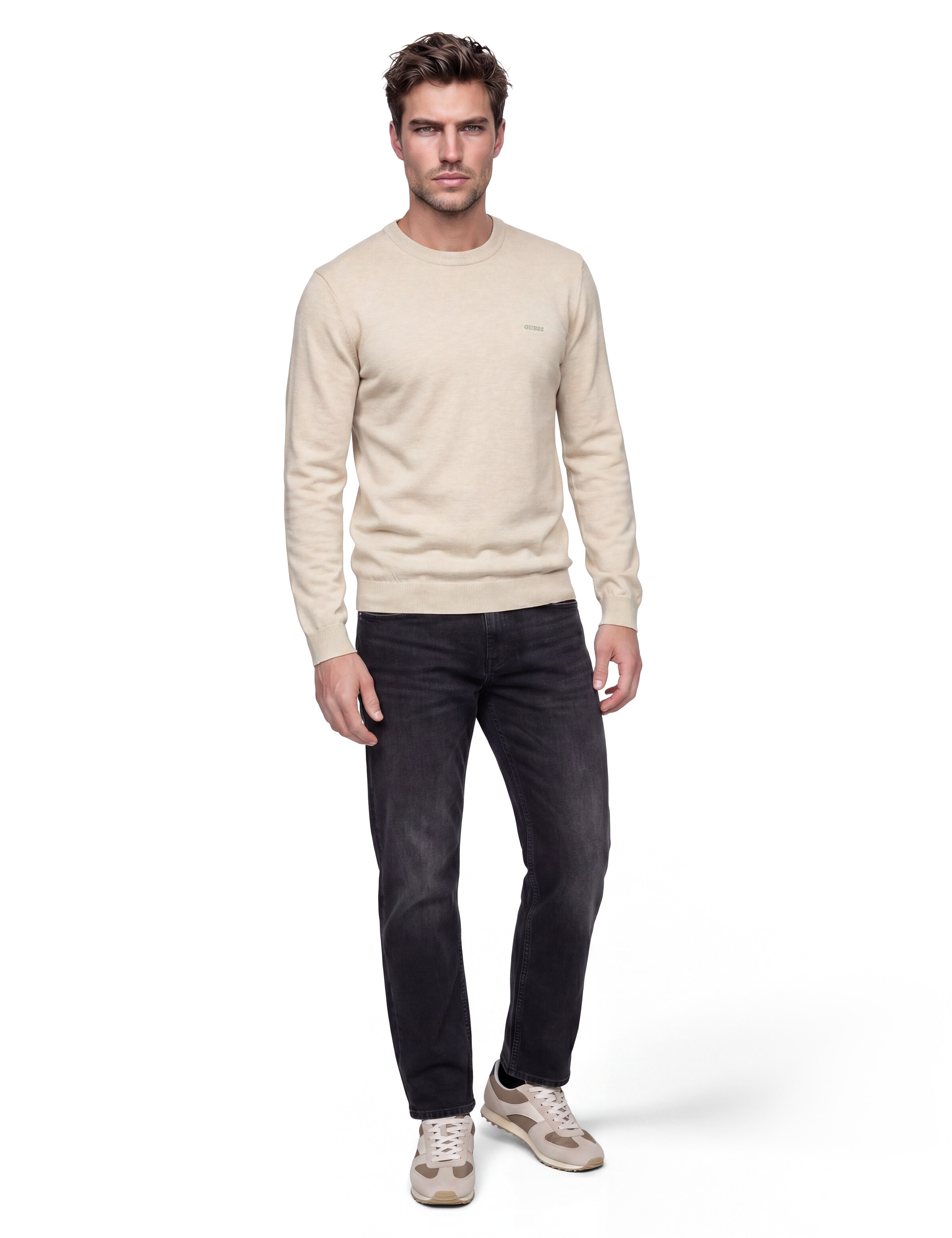 GUESS Pullover in Beige
