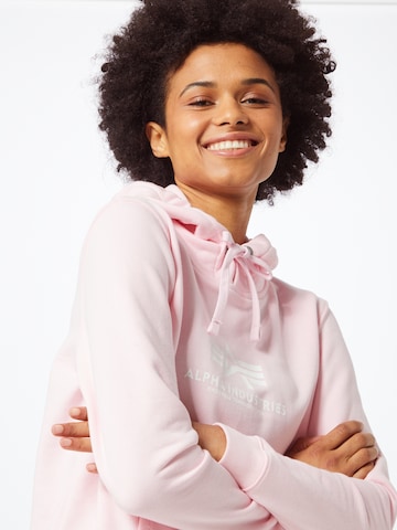 ALPHA INDUSTRIES Sweatshirt in Pink