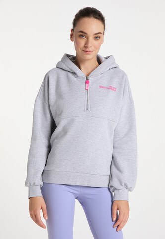 myMo ATHLSR Athletic Sweatshirt in Grey: front