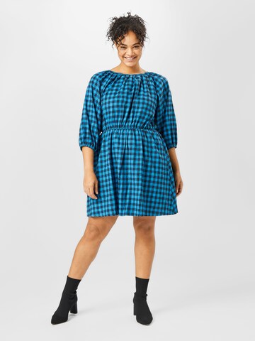 Robe Missguided Plus en bleu