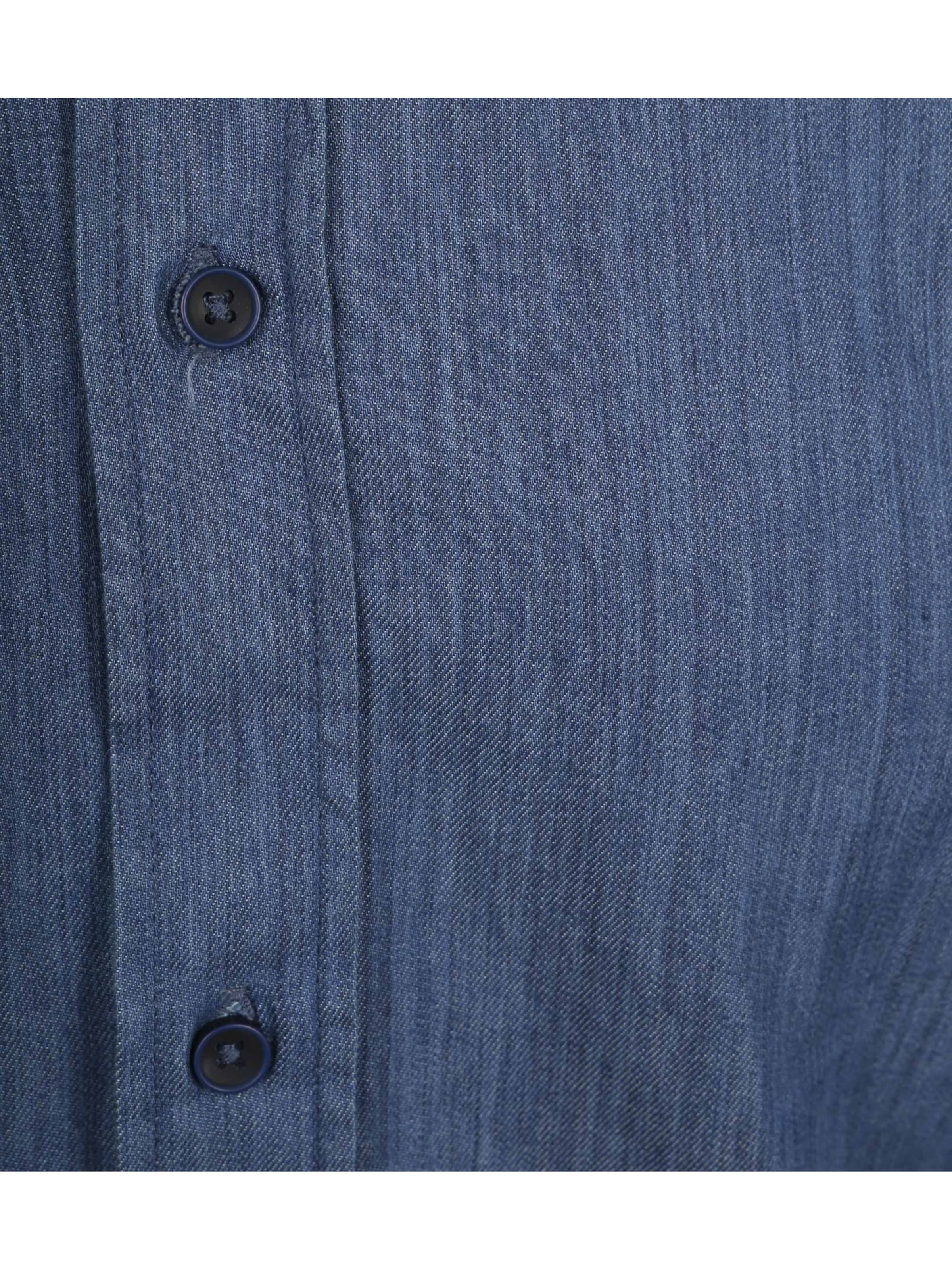 Coupe slim Chemise Suitable en bleu